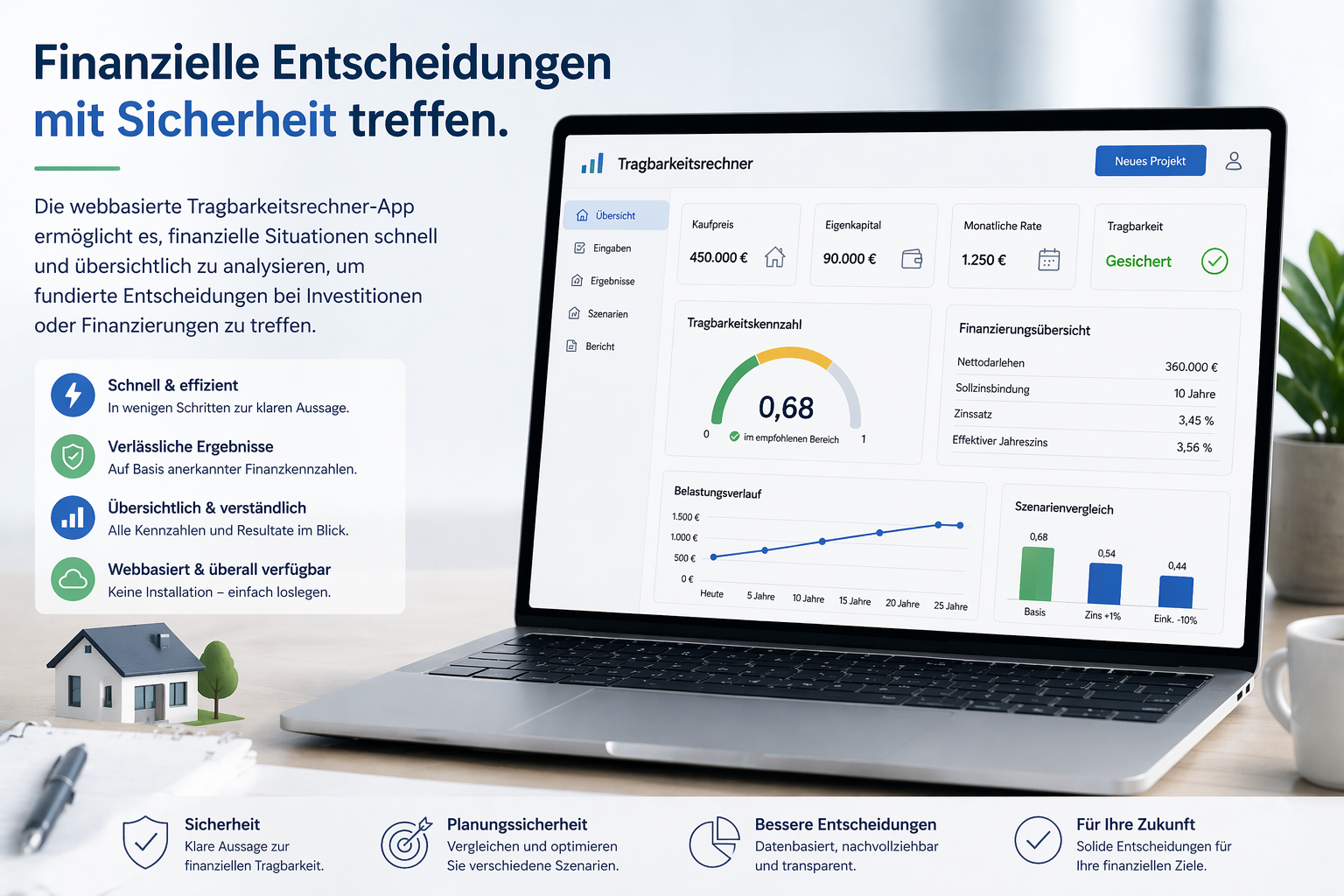 Tragbarkeitsrechner Screenshot